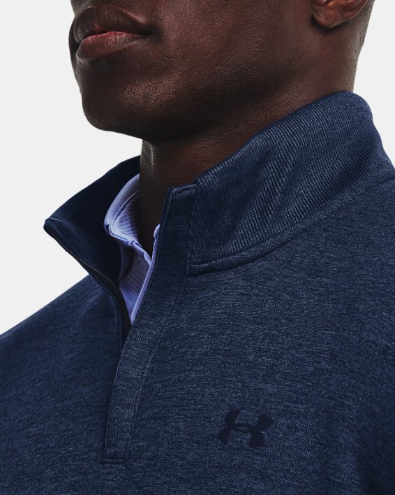 Men's UA Storm SweaterFleece ¼ Zip, Navy, pdpMainDesktop image number 5